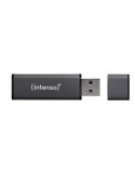 Intenso Alu Line Typ-A 16GB USB-Stick Anthrazit Mit Schutzkappe, bis zu 28 MB/s, USB 2.0
