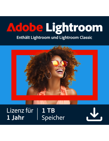Adobe Lightroom | 1 Jahr | 1TB | PC/Mac