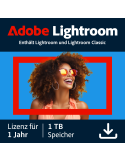 Adobe Lightroom | 1 Jahr | 1TB | PC/Mac