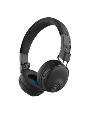 JLab Studio Wireless Schwarz - Bluetooth On-Ear-Kopfhörer (30 Stunden Akkulaufzeit, eingebautes Mikrofon, Fernbedienung)