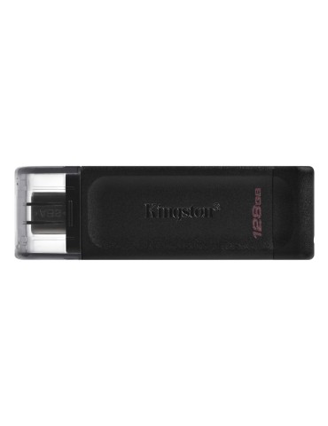 Kingston DataTraveler 70 Typ-C 128GB USB-Stick Mit Schutzkappe, bis zu 400 MB/s, USB 3.0
