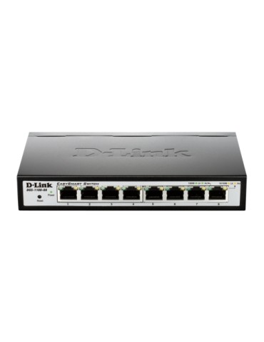 D-Link DGS-1100-08PV2 Smart Managed Switch [8x Gigabit Ethernet PoE]
