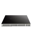 D-Link DGS-1210-52MP Smart+ Managed Switch [48x Gigabit Ethernet PoE+, 4x GbE/SFP Combo]