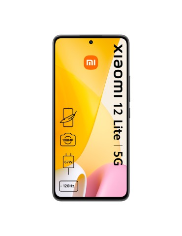 Xiaomi 12 Lite 128GB/8GB Black [16,64cm (6,55") AMOLED Display, MIUI 13, 108MP Triple-Kamera]