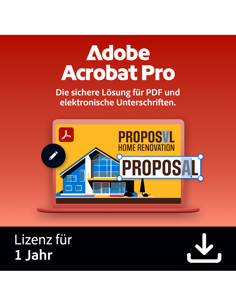 Adobe Acrobat Pro |1 Jahr | PC/Mac