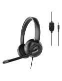 SPEEDLINK METIS Stereo Headset, 3,5mm Klinke mit Y-Adapter schwarz