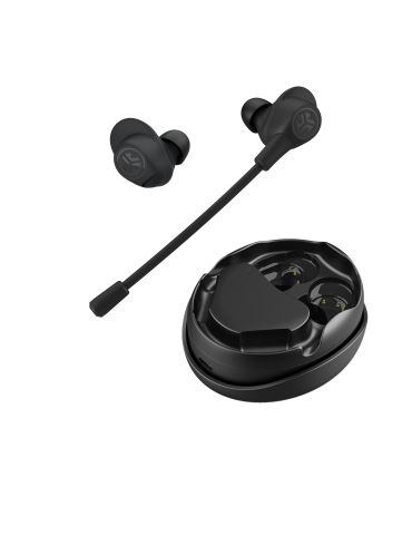 Jlab Work Buds True Wireless Earbuds Black Bluetooth In-Ear-Kopfhörer, Abnehmbares Mikrofon mit Geräuschunterdrückung