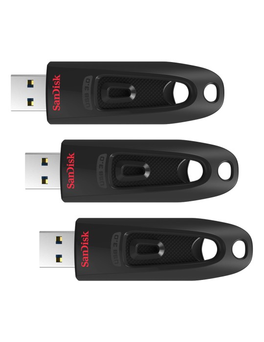 SanDisk Ultra Typ-A USB-Stick 64GB 3er Pack USB Typ-A 3.0