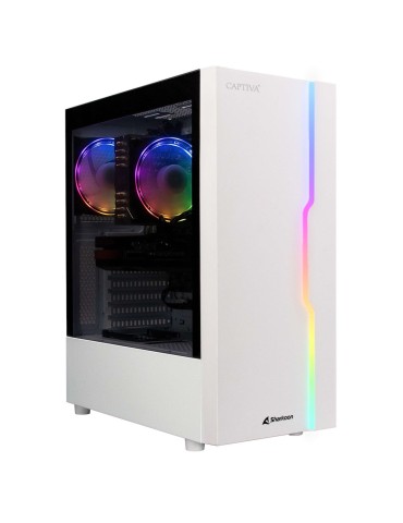Captiva Advanced Gaming R86-330 Gaming PC AMD Ryzen 7 5700X, 32GB DDR4 RAM, 1TB M.2 SSD, Nvidia GeForce RTX 4060 Ti, Wi-Fi 6, Wi