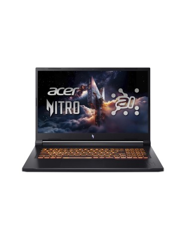 Acer Nitro V17 (ANV17-41-R4CJ) Gaming 17,3" Full-HD, 144Hz, Ryzen R7-260 (16 TOPS), 16GB RAM, 1TB SSD, GeForce RTX5070, Linux (e