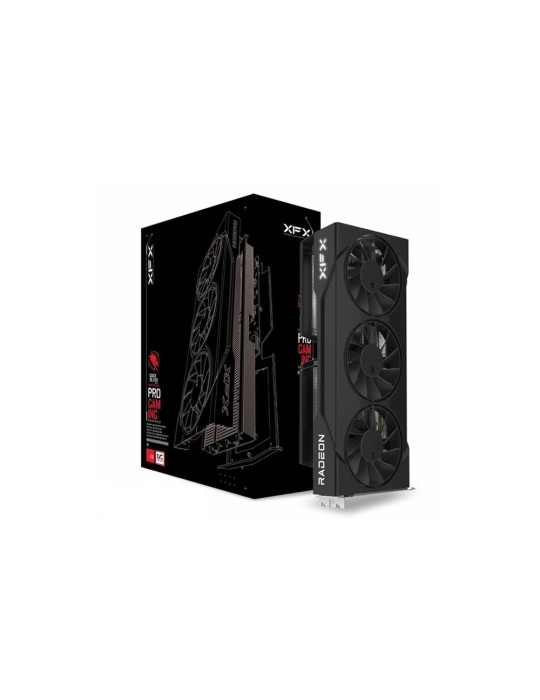 XFX Radeon RX 9060XT Swift Triple Fan OC Black 16GB - 16GB GDDR6, 2x HDMI, 2x DP