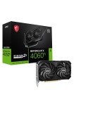 MSI GeForce RTX 4060 Ti VENTUS 2X BLACK 8G OC Grafikkarte - 8GB GDDR6X, 1x HDMI, 3x DP