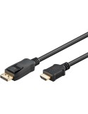Goobay 2m, DisplayPort-auf-HDMI™-Adapterkabel 1.4, 4K@30Hz , vergoldete Kontakte