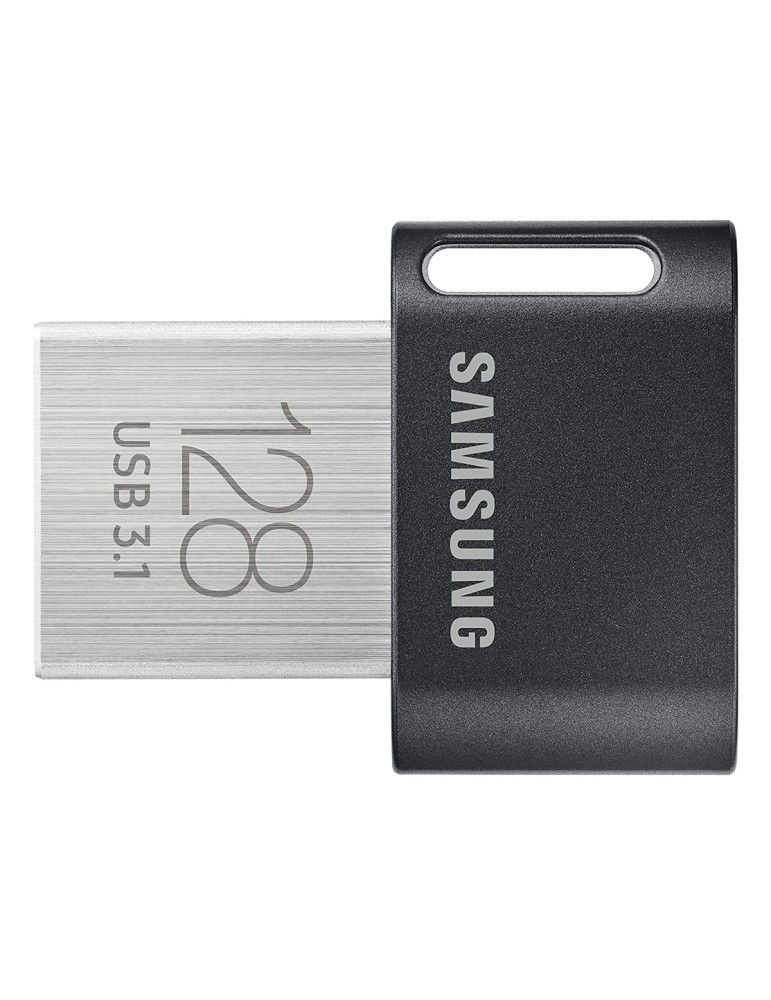Samsung FIT Plus (2020) Typ-A 128GB USB-Stick Schwarz Ohne Schutzkappe, bis zu 400 MB/s, USB 3.2 Gen 1x1 (5 Gbit/s)