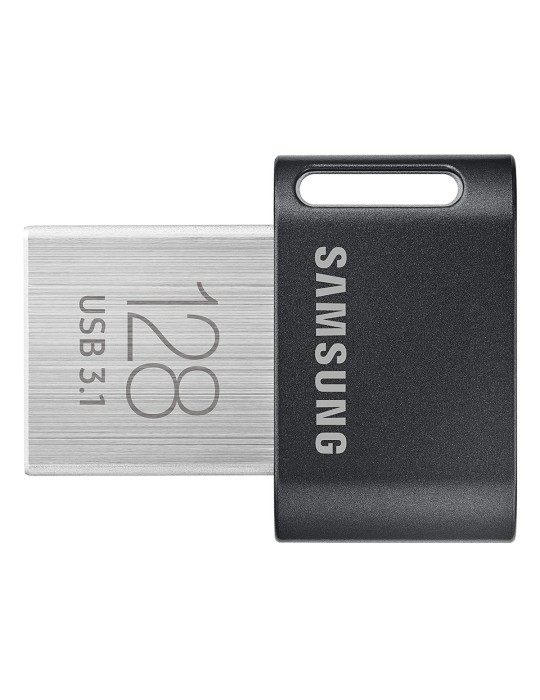 Samsung FIT Plus (2020) Typ-A 128GB USB-Stick Schwarz Ohne Schutzkappe, bis zu 400 MB/s, USB 3.2 Gen 1x1 (5 Gbit/s)