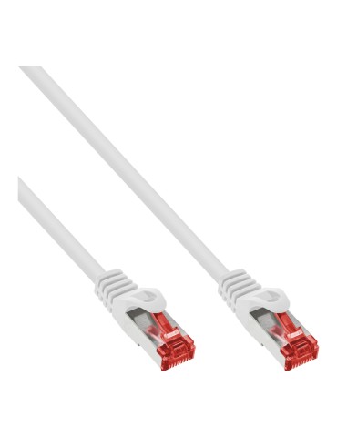 InLine® Patchkabel, S/FTP (PiMf), Cat.6 250MHz, PVC, CCA, weiß, 2m