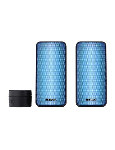Trust Gaming GXT611 WEZZ ILLUMINATED SPEAKER SET, 2.0 Lautsprecherset, RGB Beleuchtung, Fernbedienung