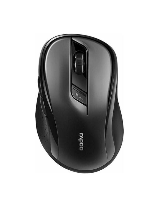Rapoo Kabellose lautlose Multi-Mode-Maus "M500", schwarz Einstellbarer Sensor mit 1.600 DPI
