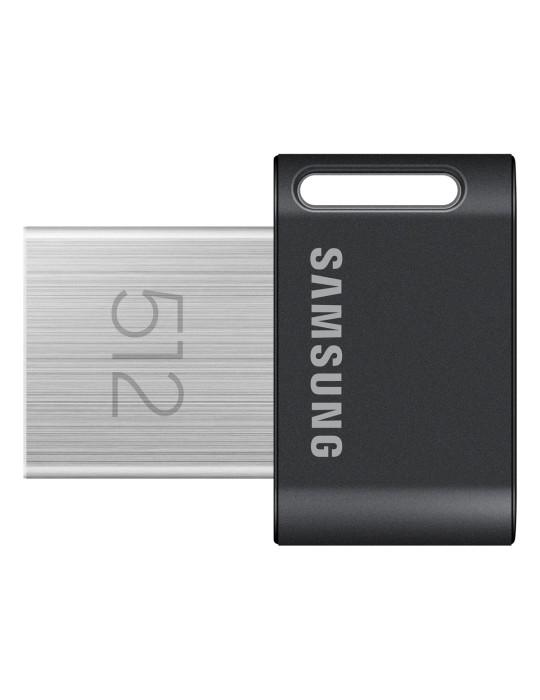 Samsung FIT Plus (2024) Typ-A 512GB USB-Stick Schwarz Ohne Schutzkappe, bis zu 400 MB/s, USB 3.2 Gen 1x1 (5 Gbit/s)