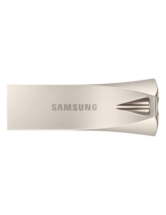 Samsung BAR Plus (2024) Typ-A 512GB USB-Stick Silber Ohne Schutzkappe, bis zu 400 MB/s, USB 3.2 Gen 1x1 (5 Gbit/s)