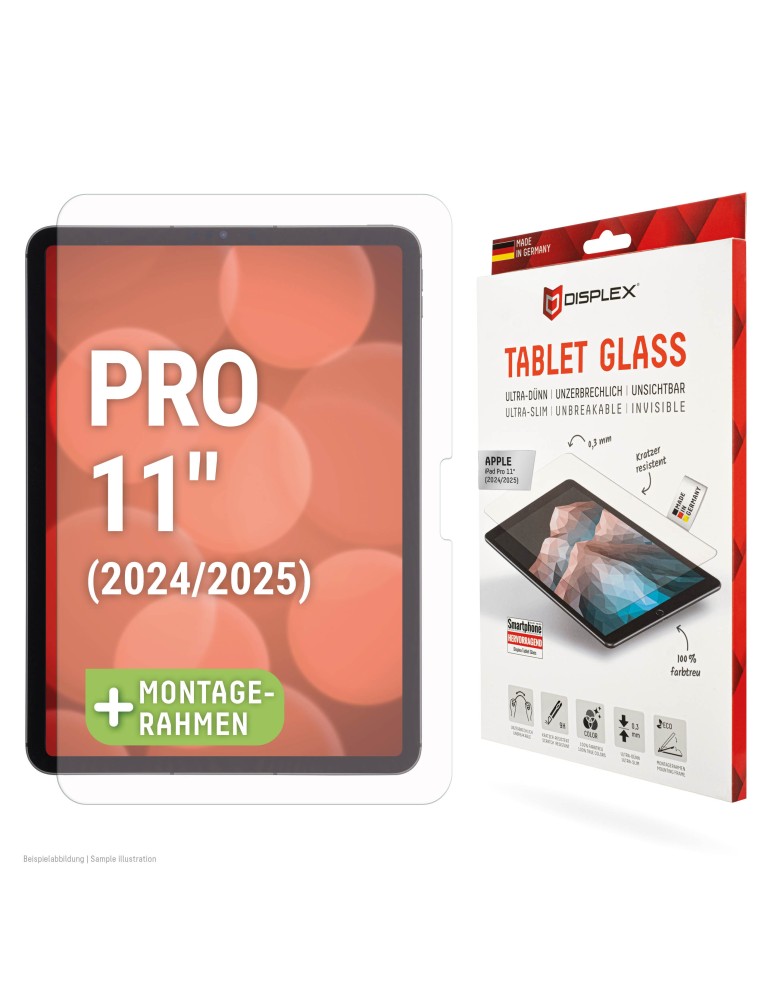 DISPLEX Tablet Glasschutzfolie für iPad Pro 11" (2024/2025)