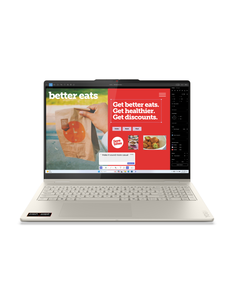 Lenovo Yoga 7 2-in-1 83JU000QGE - 16" 2.8K OLED , AMD Ryzen™ AI 7 350, 16GB RAM, 1TB SSD, Windows 11