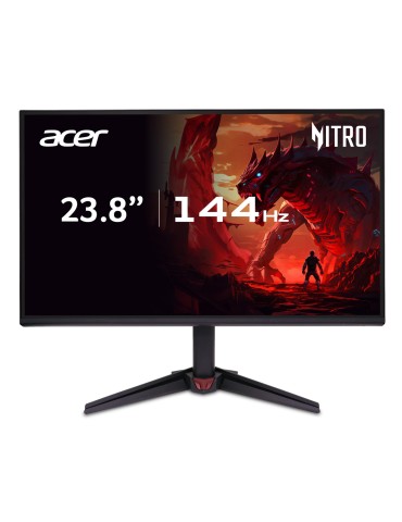 Acer Nitro VG0 (VG240YP6bip) 23,8" Full-HD Gaming Monitor 60,5 cm (23,8 Zoll), IPS, 144Hz, 99% sRGB, 1x HDMI (1.4), 1x (DP 1.2)
