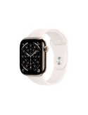 Apple Watch Series 11 Cellular 46mm Gold Titan Gehäuse mit Blassrosa Sport Band - M/L