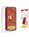 DISPLEX Real Glass Schutzfolie + Schutzhülle für Google Pixel 10