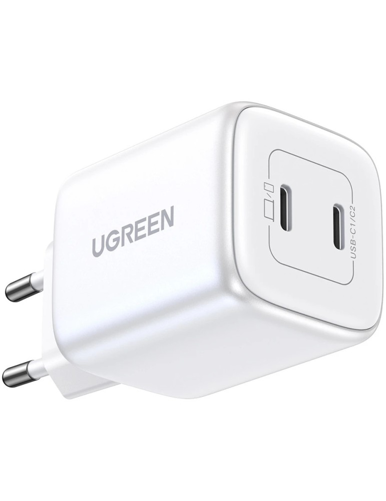 UGREEN Nexode 45W Dual USB-C PD Charger (25W+20W), weiß
