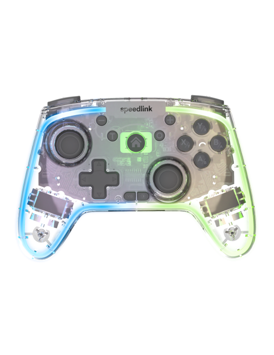 Speedlink RAIT NX RGB Gamepad für PC/Android/Switch OLED/Lite Kabellos/Kabelgebunden, Transparent