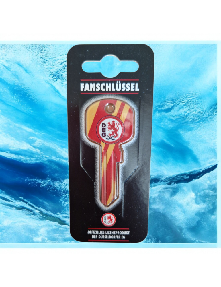 Fanschlüssel DEG – Offizieller Schlüsselanhänger im Vereinsdesign
