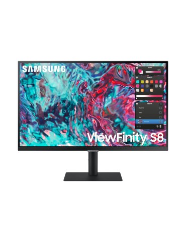 Samsung ViewFinity S8 S27B800TGU Office Monitor - 4K, IPS, LAN