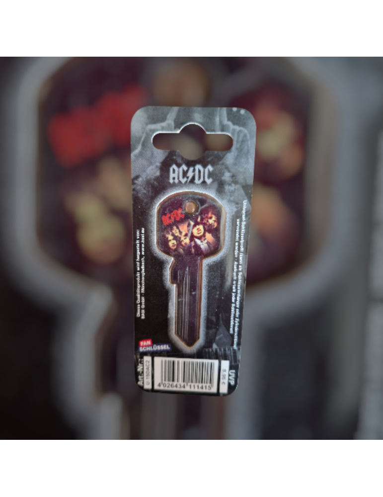Fanschlüssel AC/DC – Offizieller Schlüsselanhänger für Rockfans