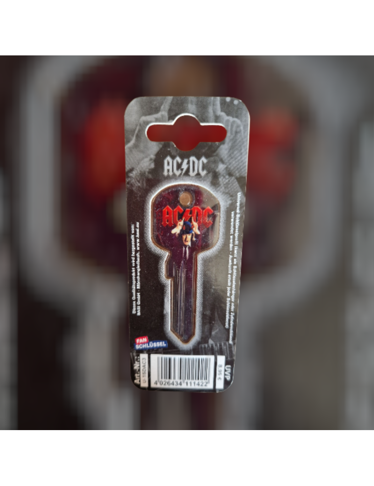 Fanschlüssel AC/DC – Offizieller Schlüsselanhänger für Rockfans
