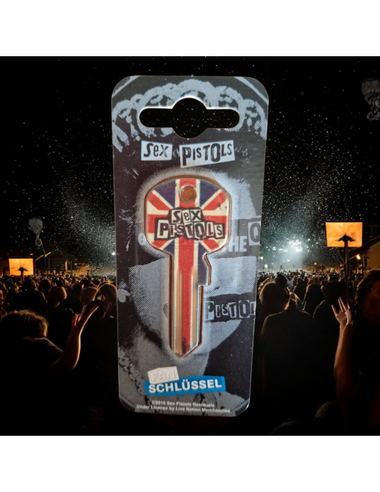 Fanschlüssel Sex Pistols – Offizieller Schlüsselanhänger für Punk-Fans