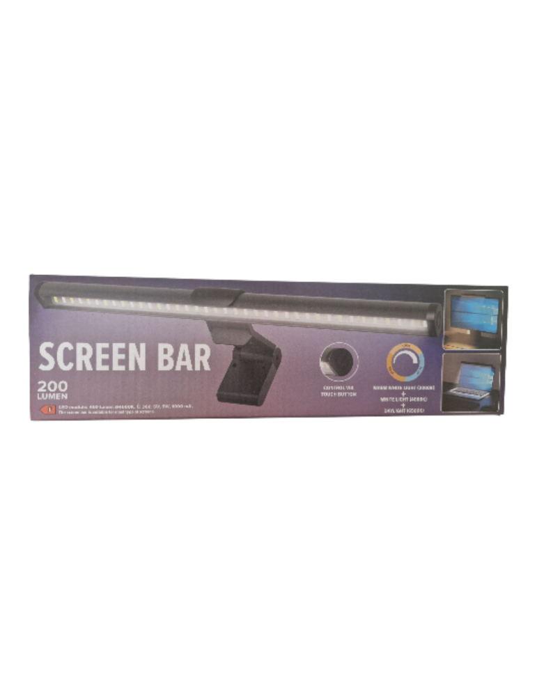 SCREEN BAR LED Monitorlampe – 200 Lumen mit Touch & Farbwechsel