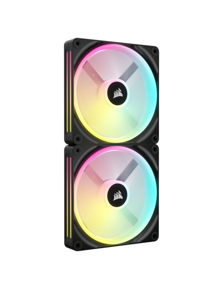 CORSAIR iCUE LINK QX140 RGB Black 2er-Pack | Gehäuselüfter