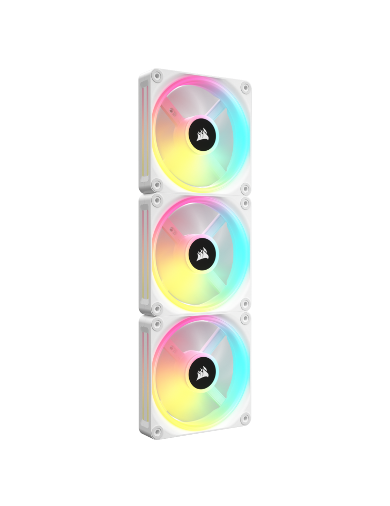 CORSAIR iCUE LINK QX120 RGB White 3er-Pack | Gehäuselüfter