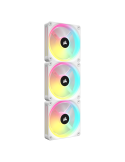CORSAIR iCUE LINK QX120 RGB WHITE Starter-Kit | 120mm Gehäuselüfter
