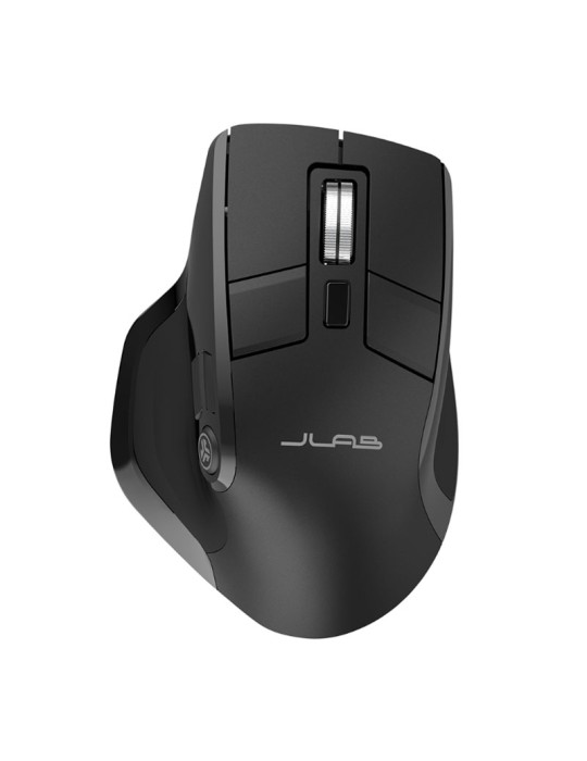 JLab Epic Bluetooth-Maus, Ergonomisches Design, 9 Tasten Verbindung über Bluetooth oder USB-Dongle, Kompatibel mit Windows, Mac 