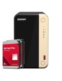 QNAP TS-264-8G 12TB WD Red Plus NAS-Bundle NAS inkl. 2x 6TB WD Red Plus 3.5 Zoll SATA Festplatte