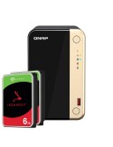QNAP TS-264-8G 12TB Seagate IronWolf NAS-Bundle NAS inkl. 2x 6TB Seagate IronWolf 3.5 Zoll SATA Festplatte