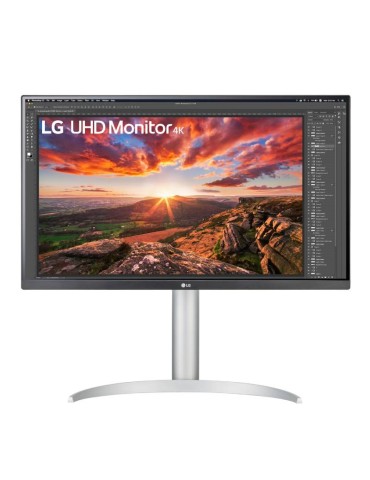 LG 27UP850K-W Monitor - 4K UHD- IPS, Höhenverstellung - HDMI, DisplayPort 1.4, USB-C