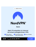 NordVPN Basis Premium-VPN-Dienst [1 Jahr - bis zu 10 Geräte]