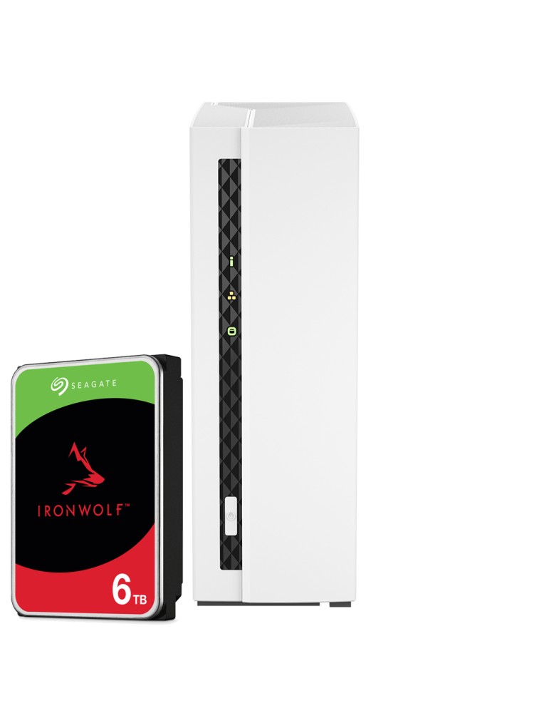 QNAP TS-133 6TB Seagate IronWolf NAS-Bundle NAS inkl. 1x 6TB Seagate IronWolf 3.5 Zoll SATA Festplatte