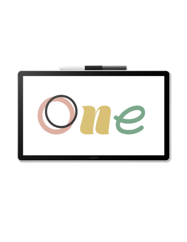 Wacom One Digitalisierer 14-Zoll-LCD-Display Reaktionsschnelle Touch-Technologie, 4096 Druckempfindlichkeitsstufen