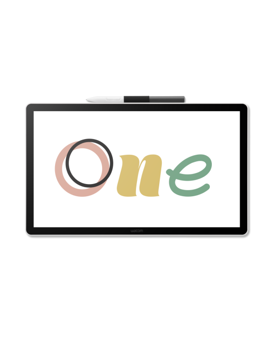 Wacom One Digitalisierer 14-Zoll-LCD-Display Reaktionsschnelle Touch-Technologie, 4096 Druckempfindlichkeitsstufen