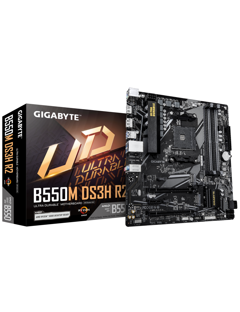 Gigabyte B550M DS3H Rev. 2 Mainboard Sockel AM4