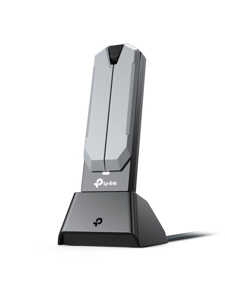TP-Link Archer TBE400UH WiFi 7 Adapter AXE5400 Triband, USB 3.2 Gen 1x1 (5 Gbit/s), 2x Externe Antenne